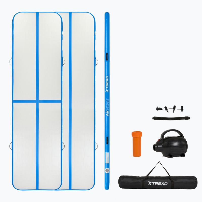 TREXO tornapálya 400 x 10 cm fehér