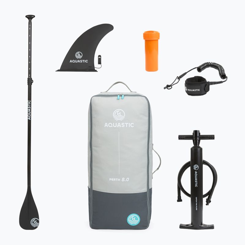 Felfújható gyermek SUP deszka szett AQUASTIC Perth 8'0" allround blue 17