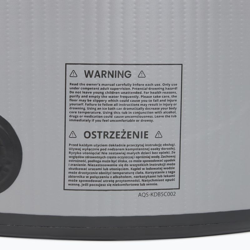 Merülőmedence AQUASTIC BrrFree 382 l dropstitch grey 15