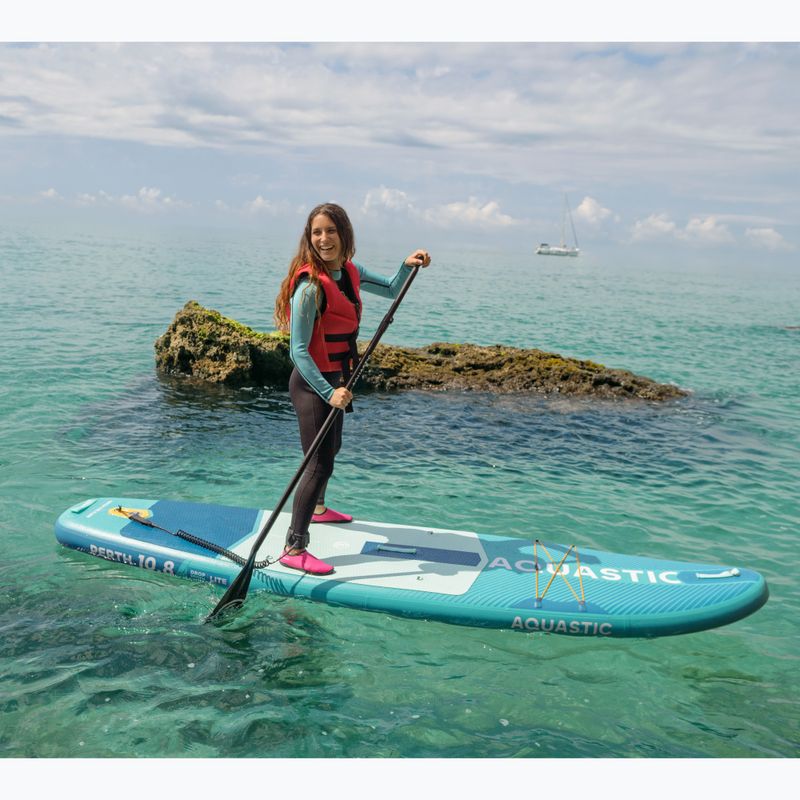 Felfújható SUP deszka szett AQUASTIC Perth 10'8" allround green 21