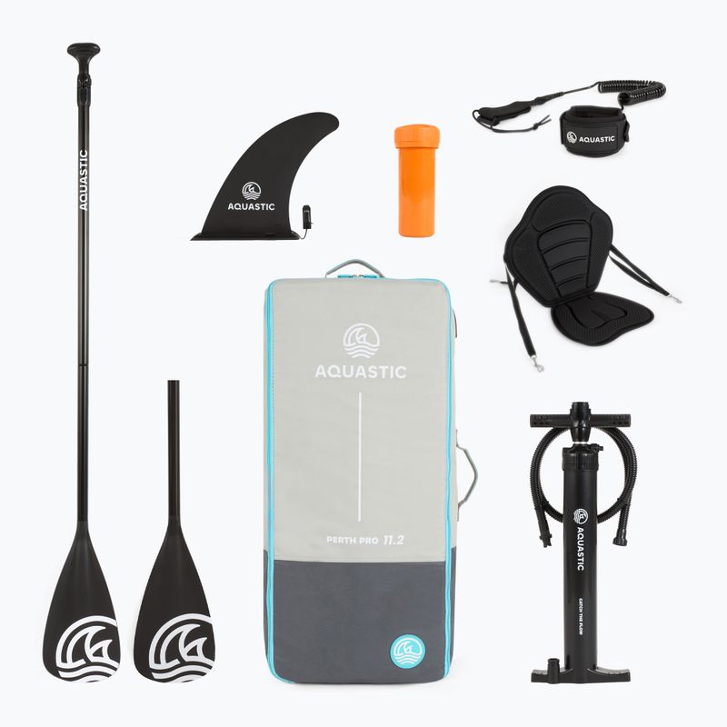 Felfújható SUP deszka szett AQUASTIC Perth Pro 11'2" all-round blue 20