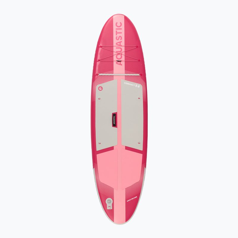 SUP AQUASTIC Compact 9'6" deszka rózsaszínű 2