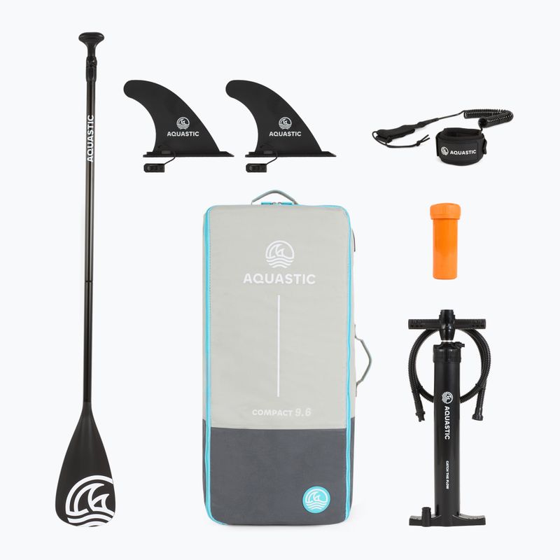SUP AQUASTIC Compact 9'6" deszka rózsaszínű 16