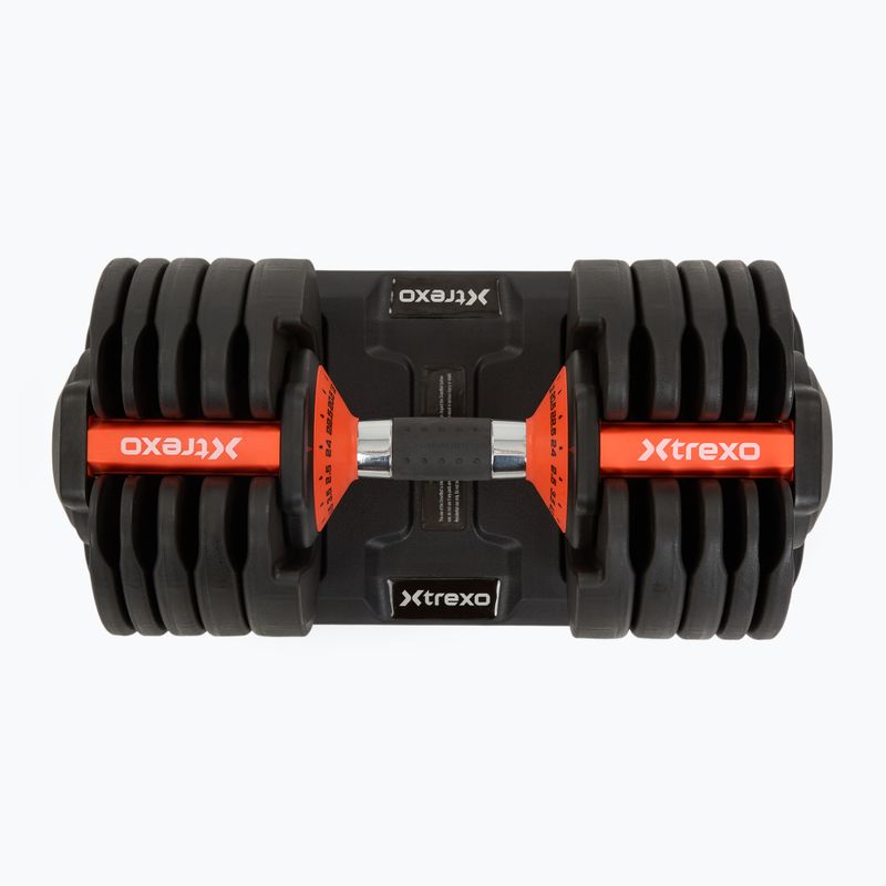 Állítható súlyzó XTREXO 24kg EVO black 3