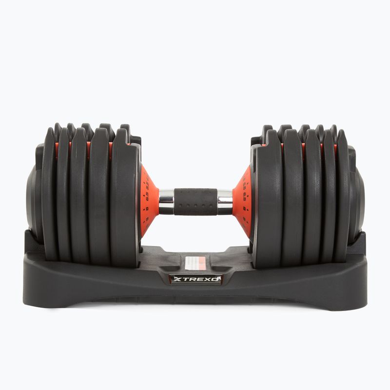 Állítható súlyzó XTREXO 24kg EVO black 4