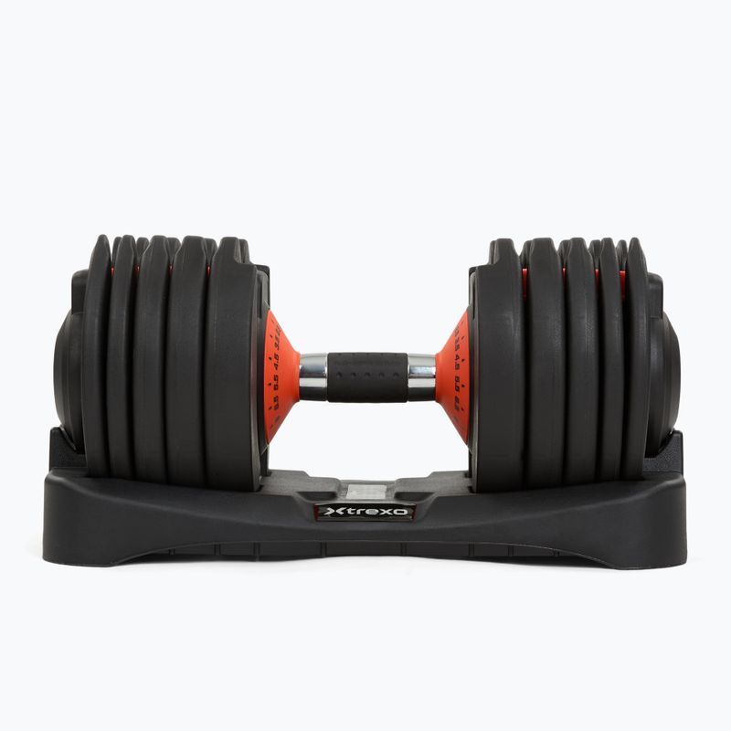 Állítható súlyzó XTREXO 24kg EVO black 4