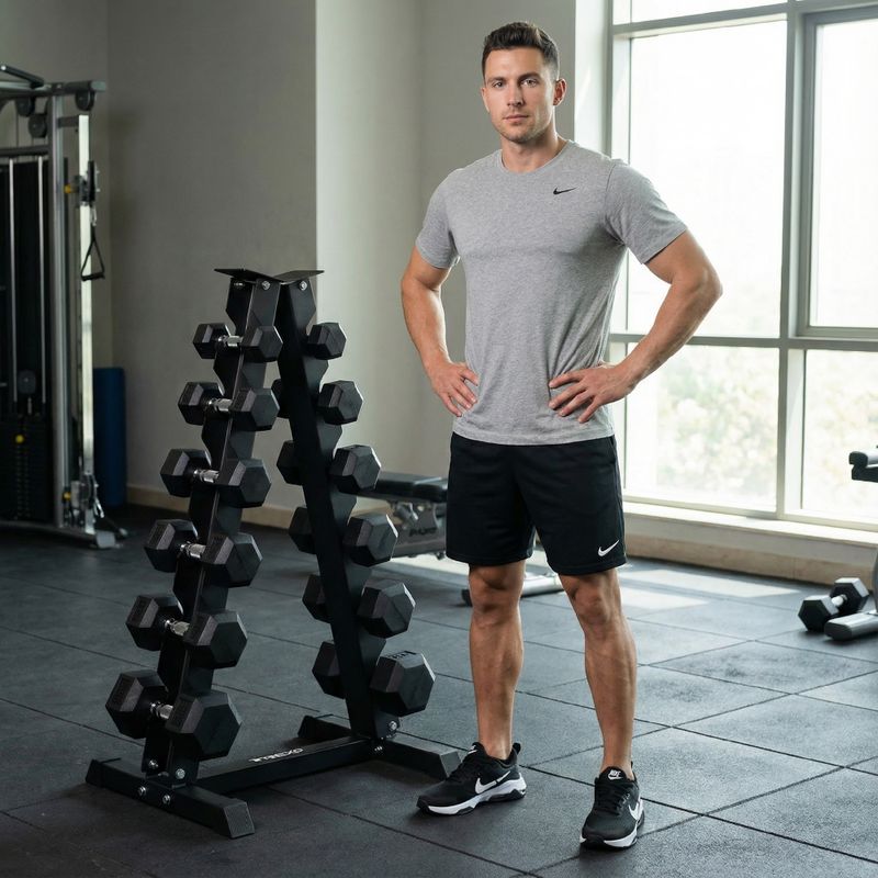 Súlyzóállvány XTREXO black 5