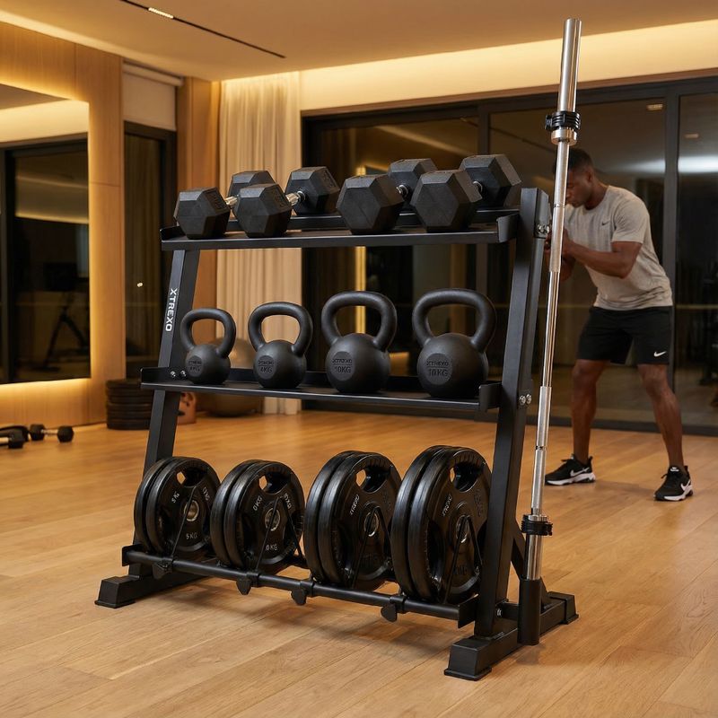 Állvány XTREXO Complex Gym Storage black 3