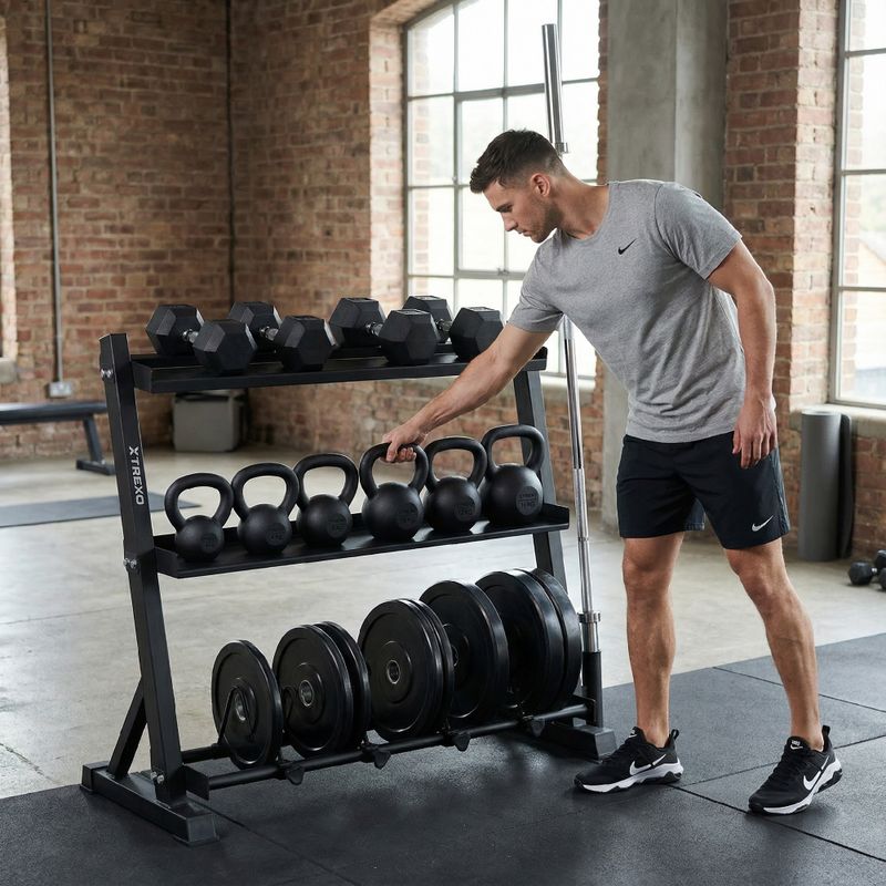 Állvány XTREXO Complex Gym Storage black 4