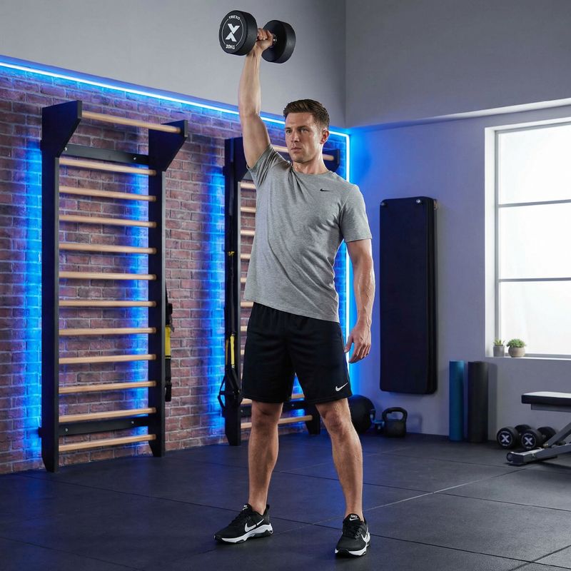 Gumírozott öntöttvas kézisúlyzó XTREXO Pro 20 kg black 6