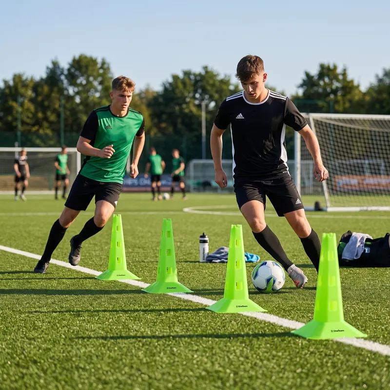 Zestaw pachołków OneTeam TRFTB03 HG4 4 sztuki zielony 4