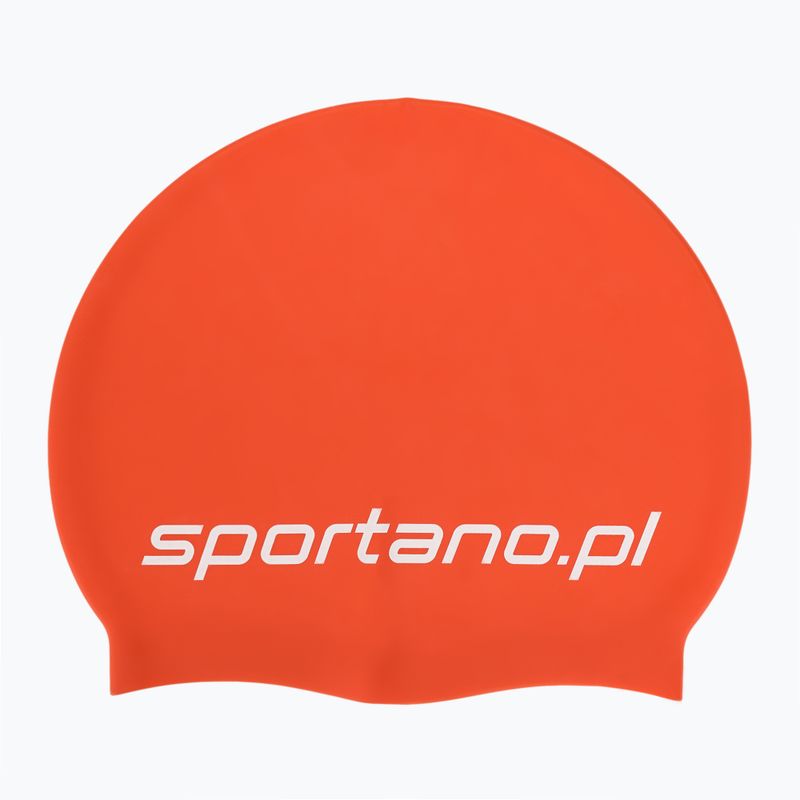 Úszó sapka SPORTANO silicone orange 2