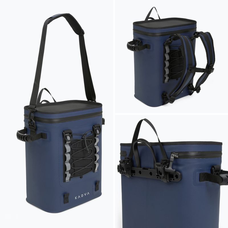 KADVA 72h BikerPack 20 l hőszigetelt táska, tengerészkék 8