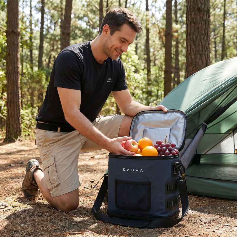 Túra hűtő KADVA flat Reducer 17 l navy blue 11