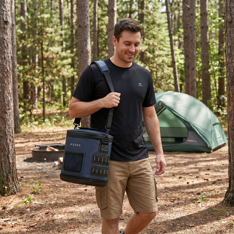 Túra hűtő KADVA flat Reducer layup 12 l navy blue 12