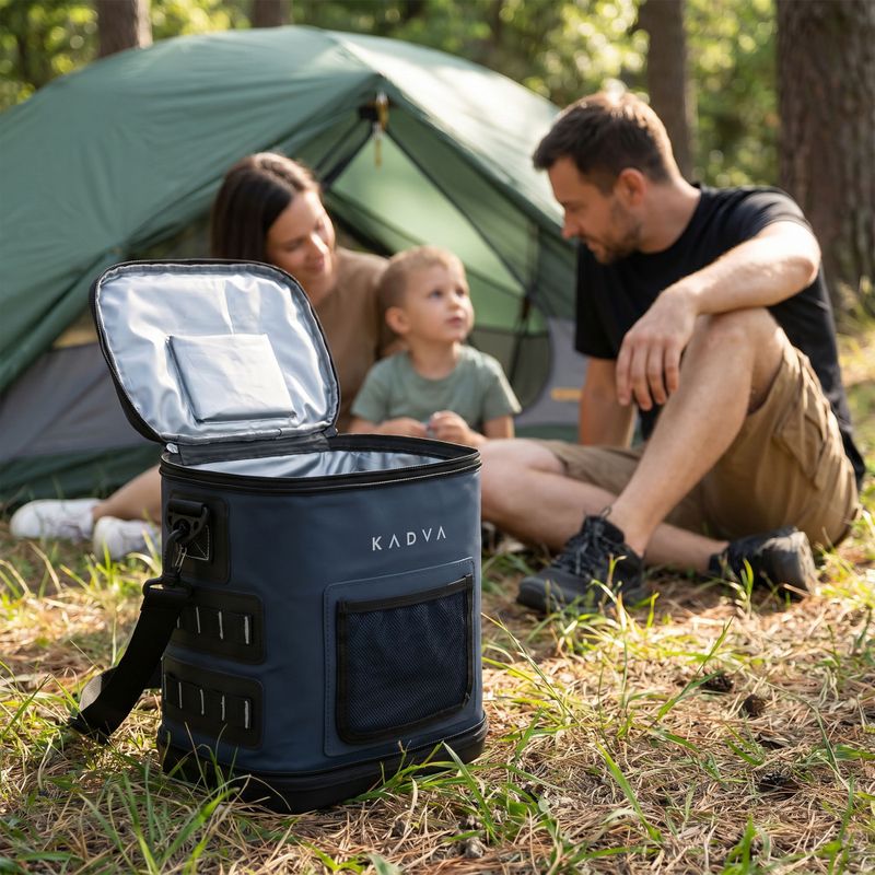 Túra hűtő KADVA flat Reducer layup 12 l navy blue 14