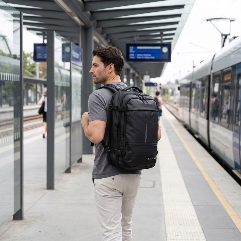 KADVA ARTravel 30 l fekete vákuumos hátizsák 3