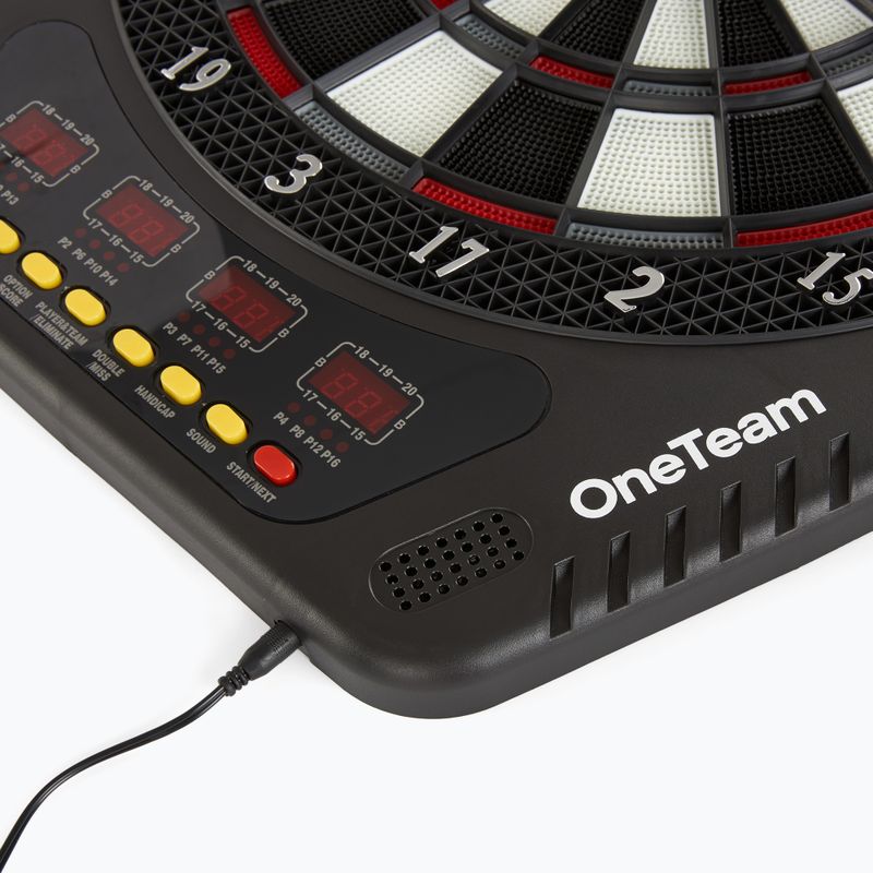 ONETEAM TargetJoy elektronikus dart korong szürke 7