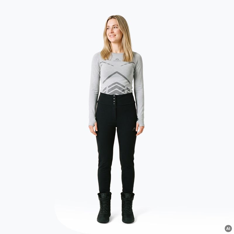 Női sínadrág KADVA Nora WMNS WP 5K/3K SOFTSHELL fekete
