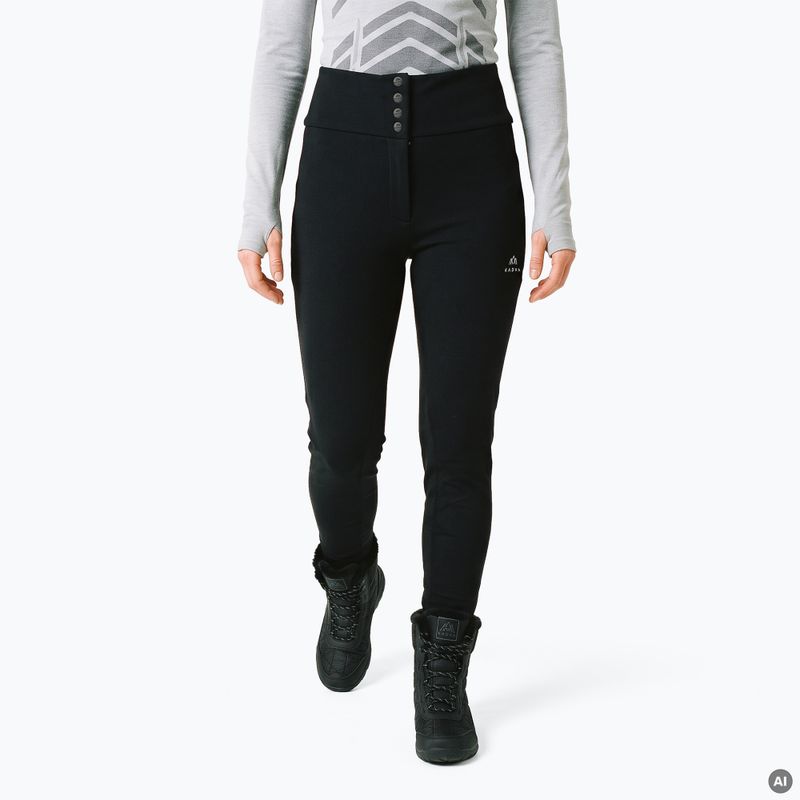 Női sínadrág KADVA Nora WMNS WP 5K/3K SOFTSHELL fekete 2