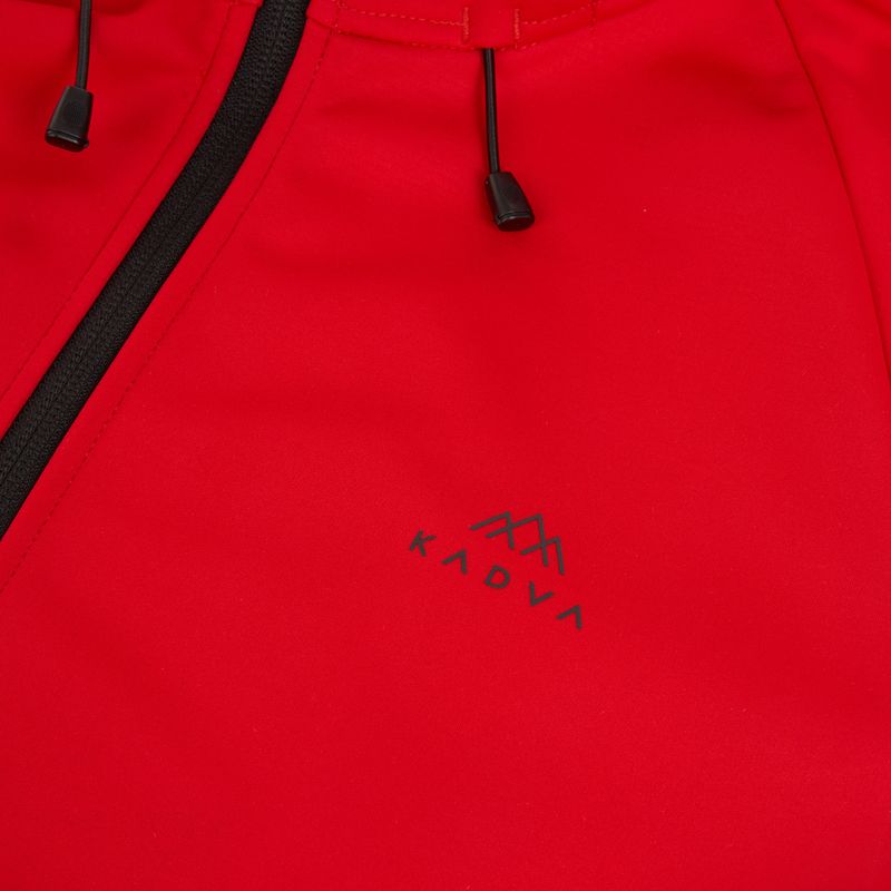 Férfi túrasweatshirt KADVA Arix WP 5K/3K softshell hibrid piros 3