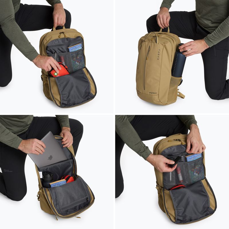 Kadva túra hátizsák anyWAY 25 l homok 7