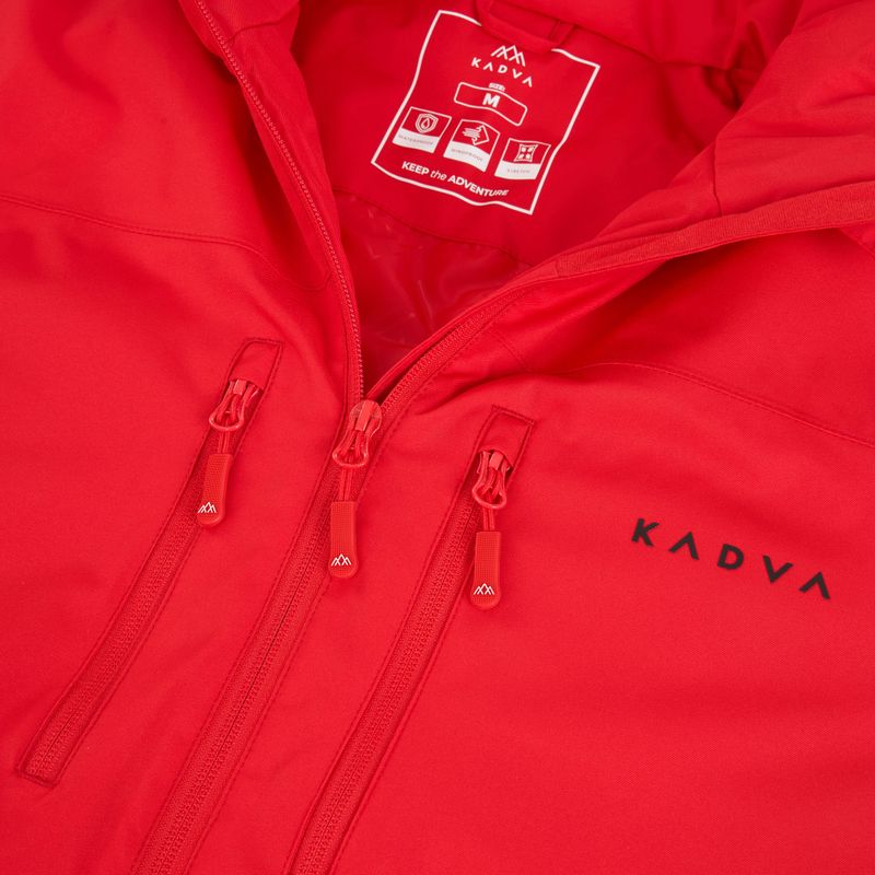 Férfi sídzseki KADVA Edge X Jacket piros 4