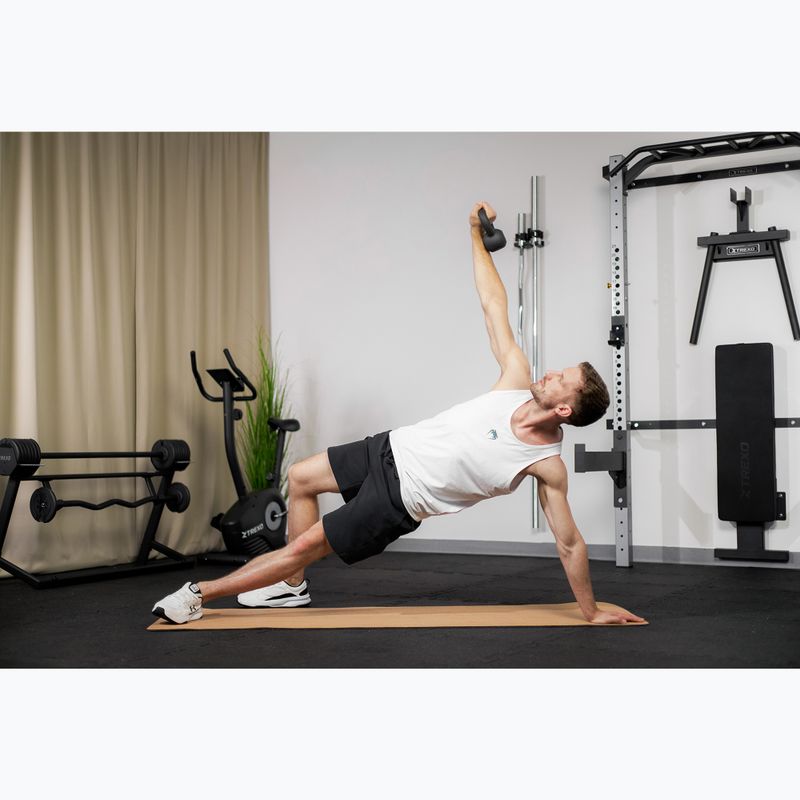 XTREXO 4kg fekete öntöttvas Kettlebell 6