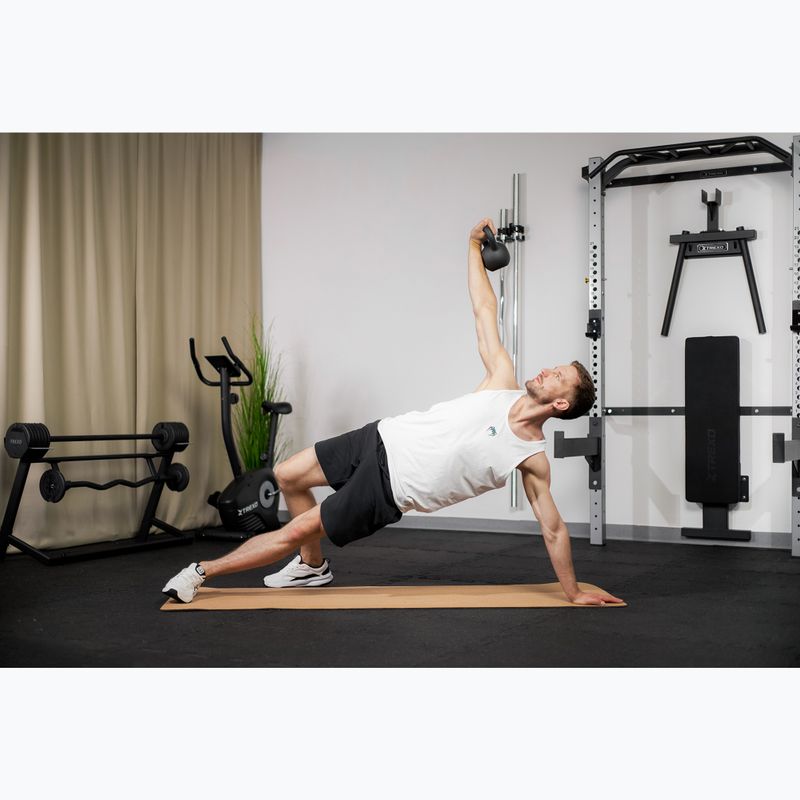 XTREXO 6kg fekete öntöttvas kettlebell 5