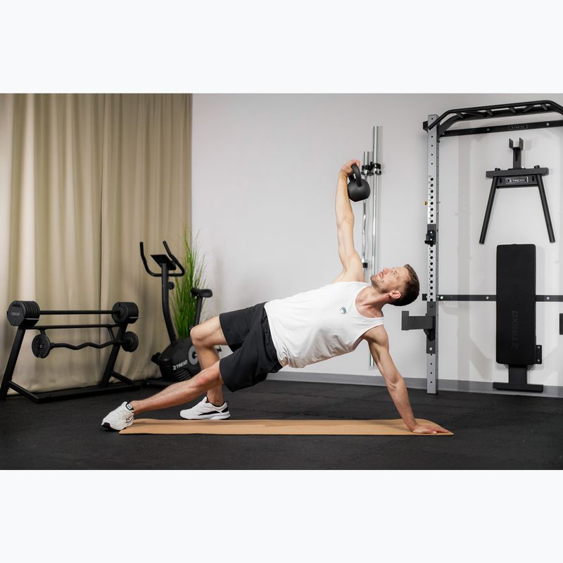 XTREXO 12 kg fekete öntöttvas kettlebell 6