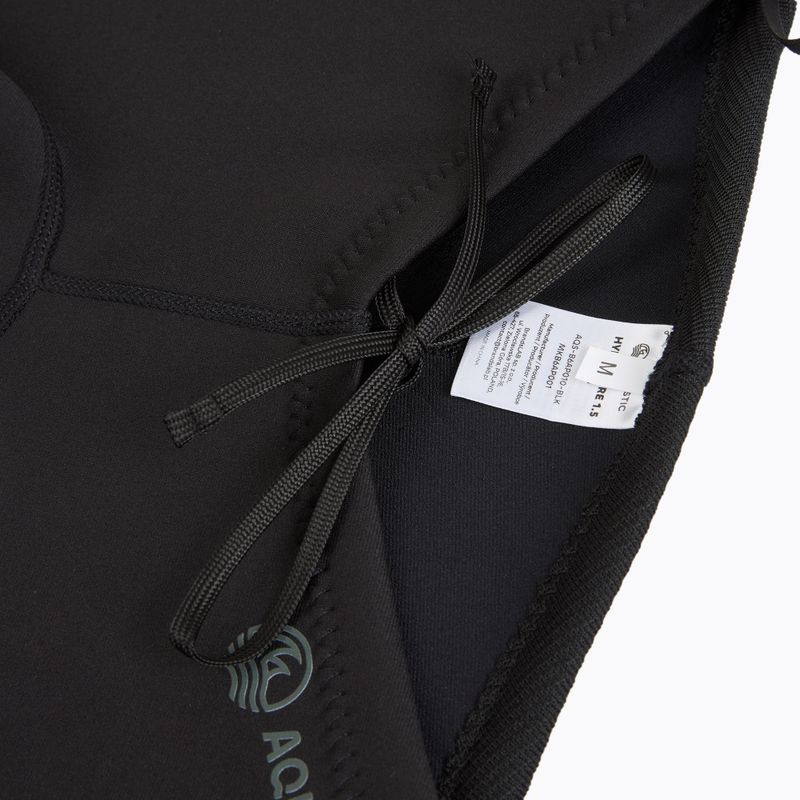 Férfi neoprén rövidnadrág AQUASTIC HydroCore SH 1.5 mm fekete 10
