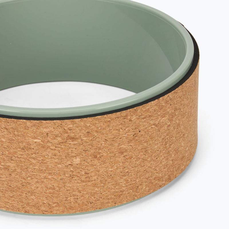 Jóga kerék XTREXO parafa Flowheel 32 cm olive 4