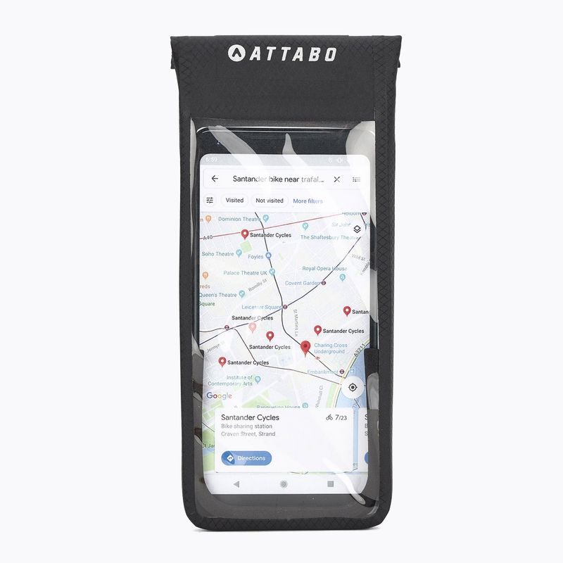 ATTABO Guard IPX4 fekete kerékpáros telefontartó 6