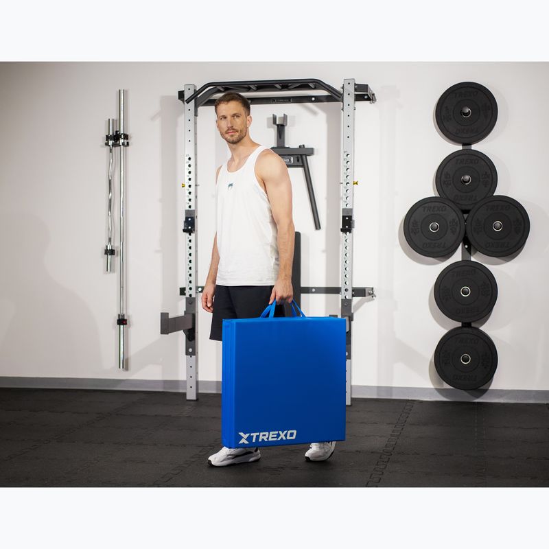 XTREXO összecsukható tornamatrac 180 x 60 x 5 cm kék 13