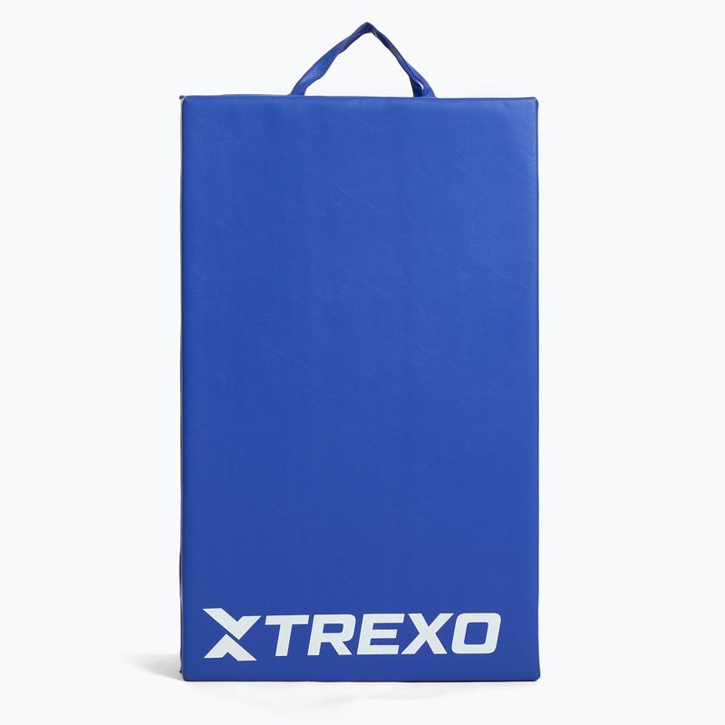 TREXO összecsukható tornamatrac 195 x 80 x 5 cm kék 5