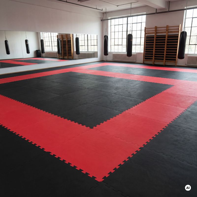 Szőnyeg Hook Fighting Puzzle Tatami blue 4