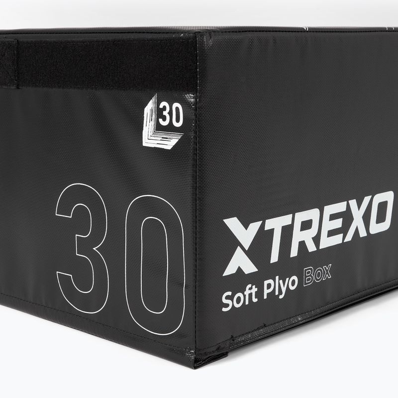 Összecsukható TREXO plyometrikus láda 30 cm fekete 2