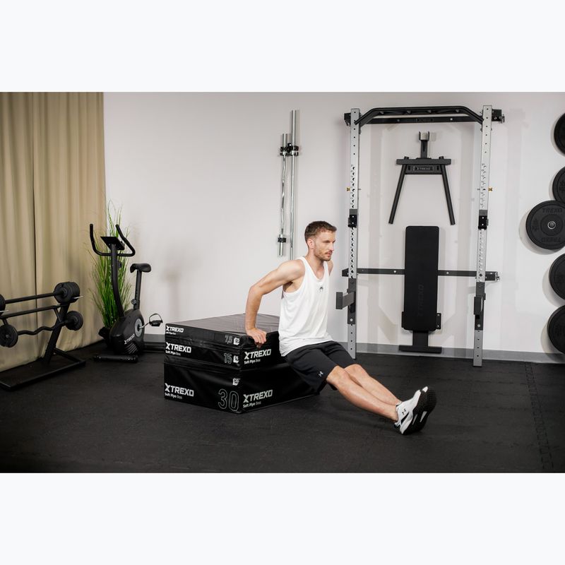 XTREXO összecsukható plyometric box 7.5 cm fekete 6