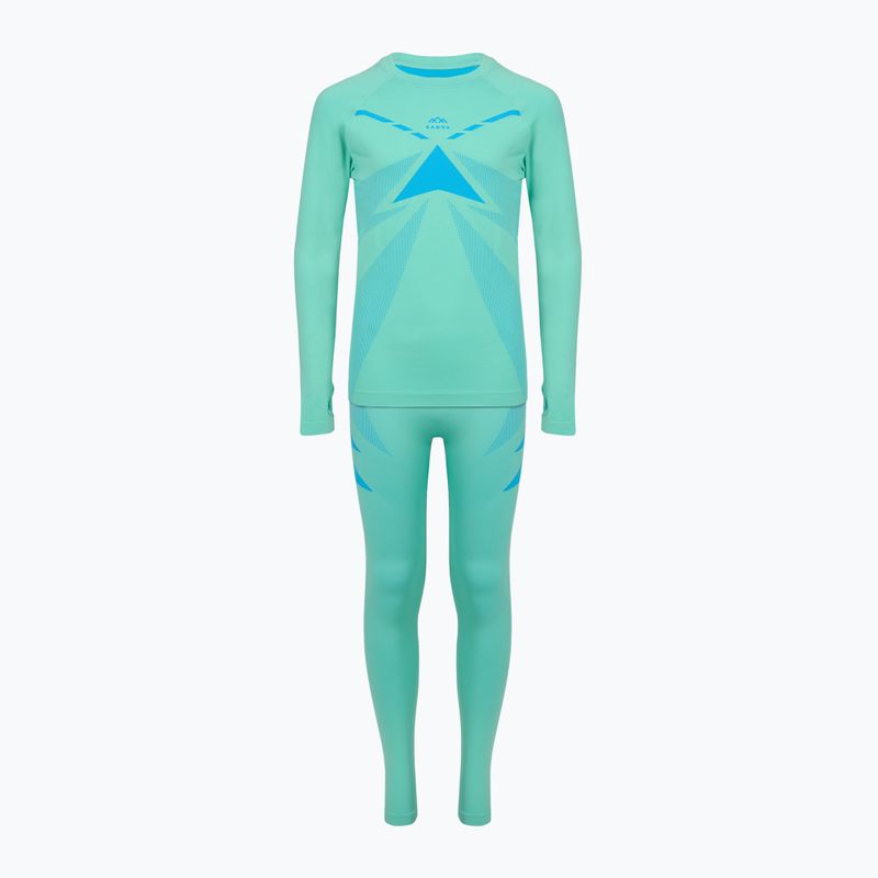 Zestaw bielizny termoaktywnej dla dzieci KADVA ALPINESTEP THERMO LIGHT PLUS JRG SET niebieski