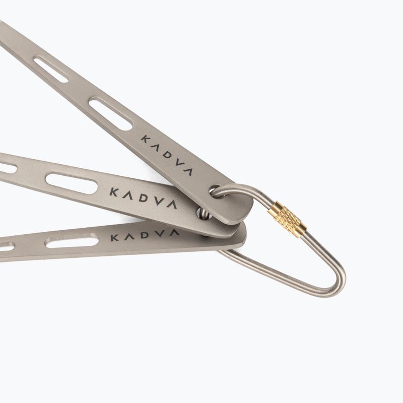 Turisztikai evőeszközök KADVA titanium ultralight gray 3
