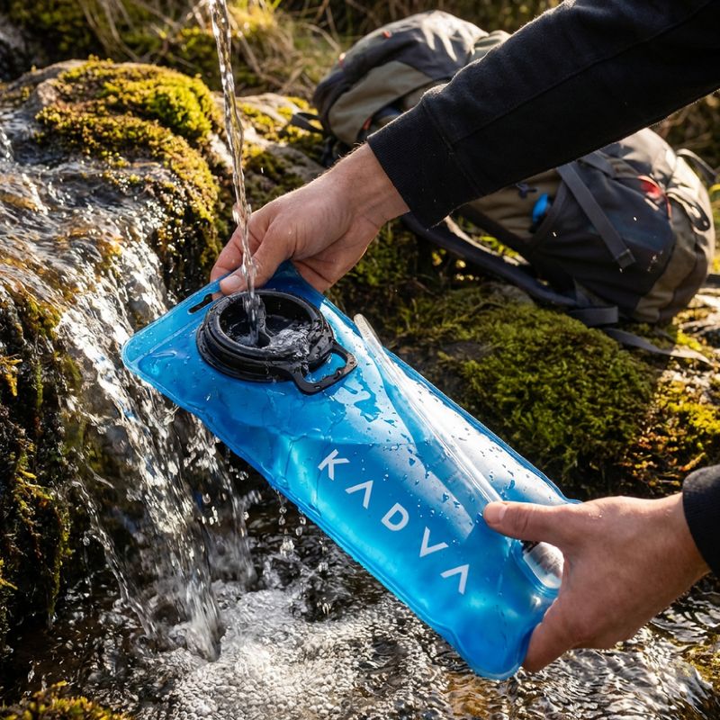 KADVA Flowbie ClickFit 2 l kék kulacs 6