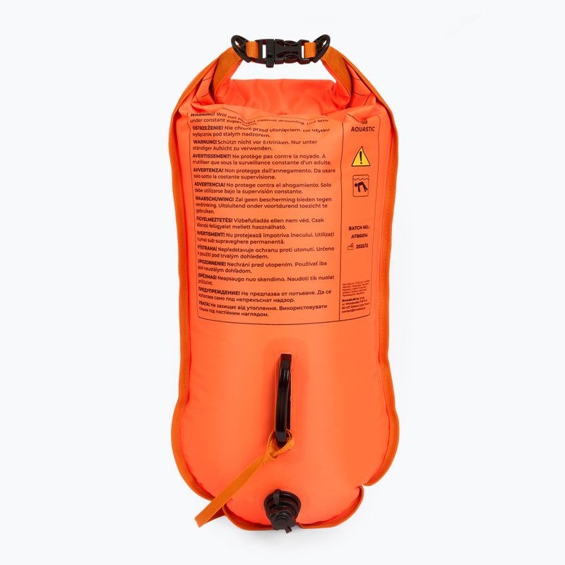 Úszóbója zsebbel AQUASTIC double-chamber orange 4
