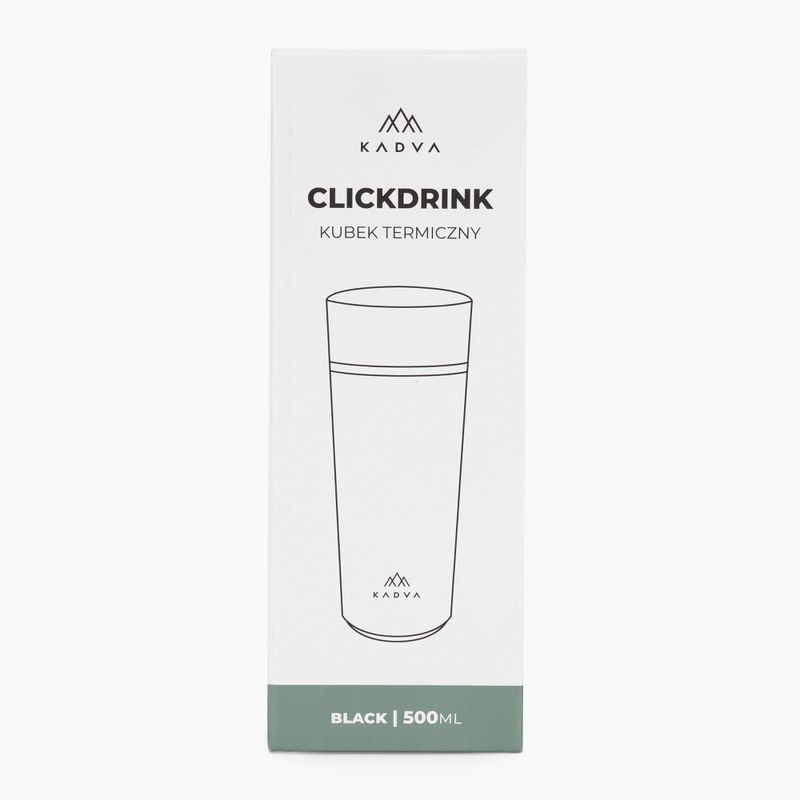 Termoszbögre Kadva 360 ClickDrink Black 8
