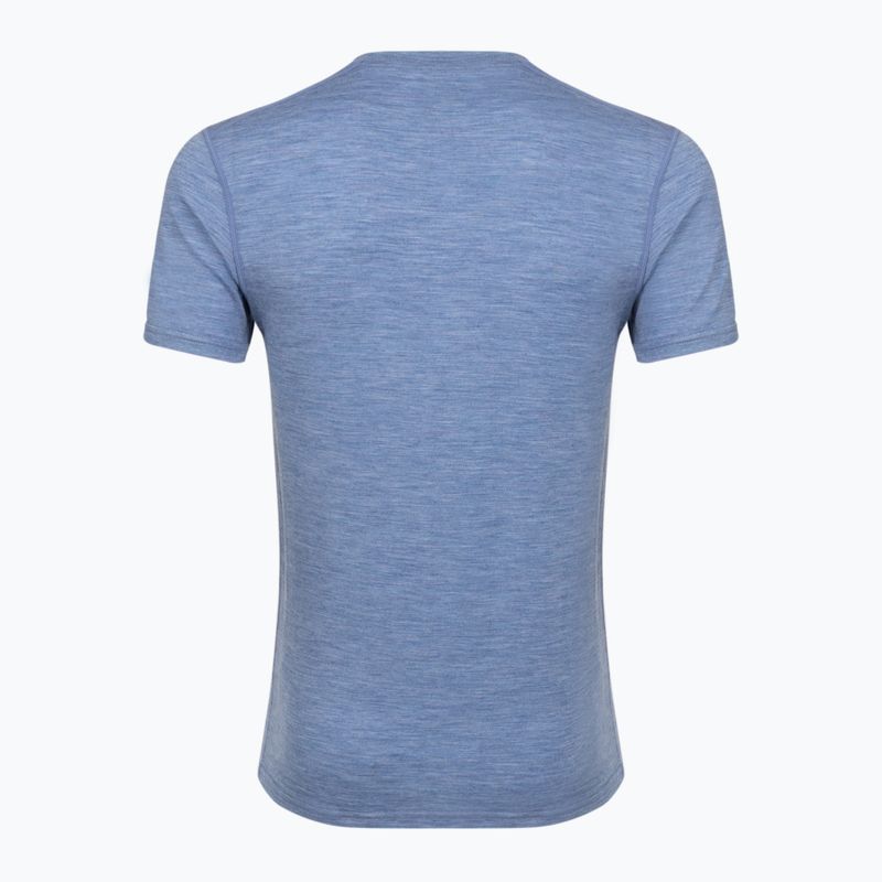 Férfi termoaktív póló WOOLCANO Merino 100% TEE0546 blue 2
