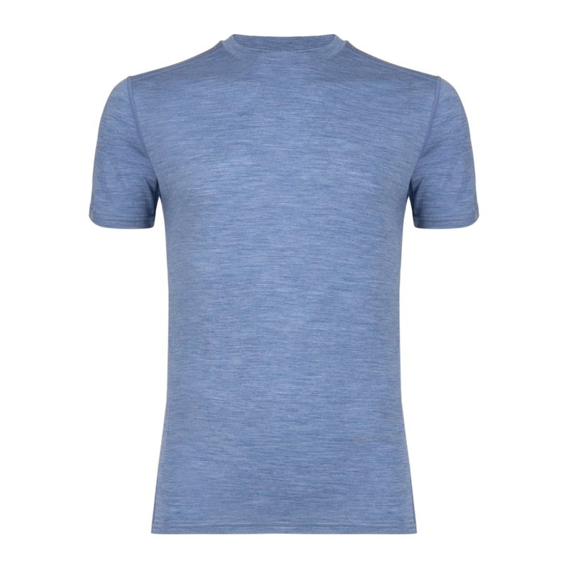 Férfi termoaktív póló WOOLCANO Merino 100% TEE0546 blue 4