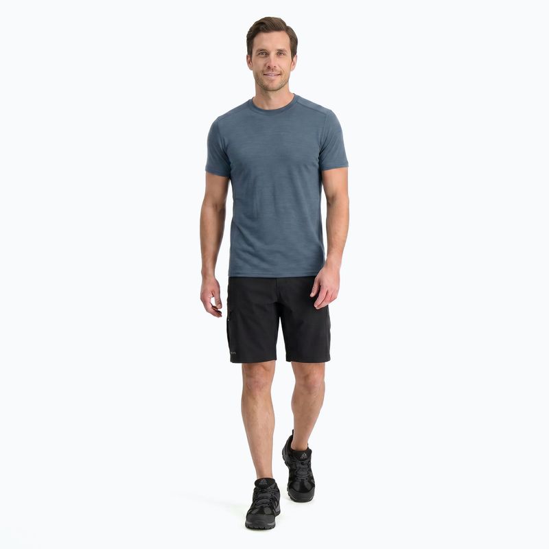 Férfi termikus póló WOOLCANO Merino 100% TEE0546 szürke 2