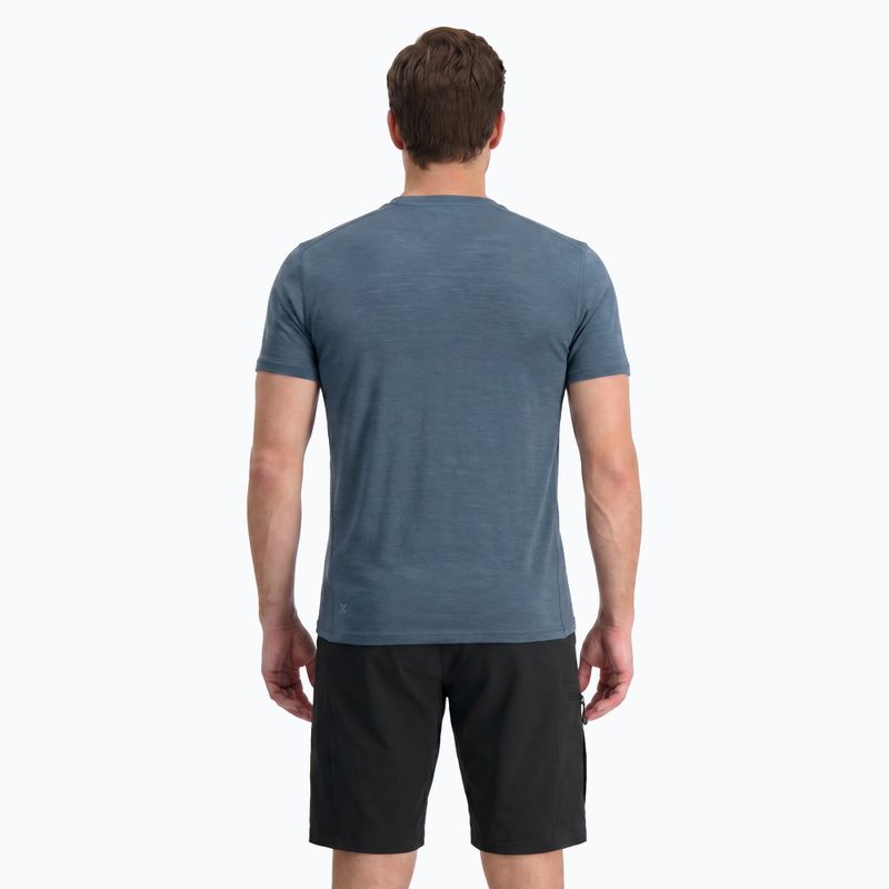 Férfi termikus póló WOOLCANO Merino 100% TEE0546 szürke 3