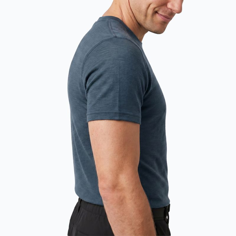 Férfi termikus póló WOOLCANO Merino 100% TEE0546 szürke 4
