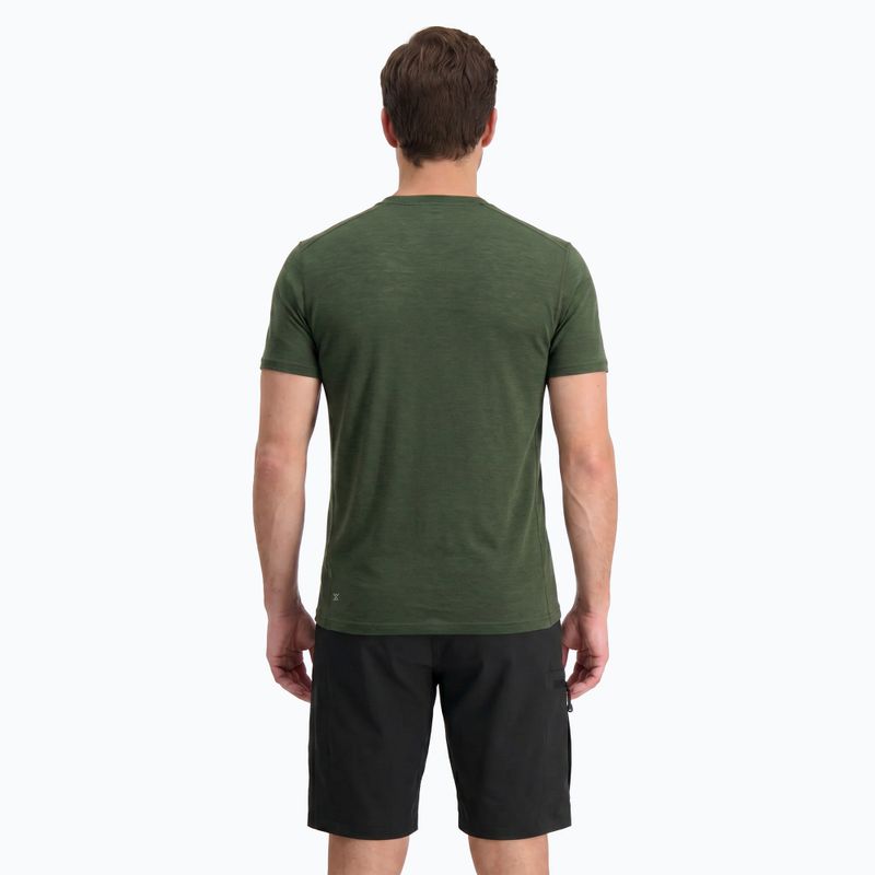 Férfi termikus póló WOOLCANO Merino 100% TEE0546 zöld 3