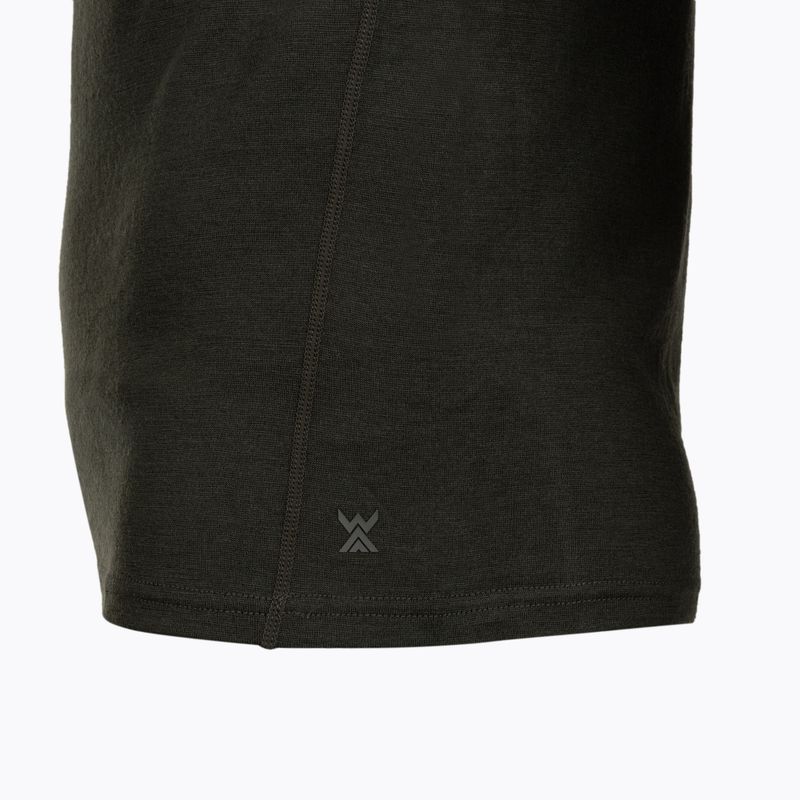 Férfi termoaktív póló WOOLCANO Merino 100% TEE0546 green 3